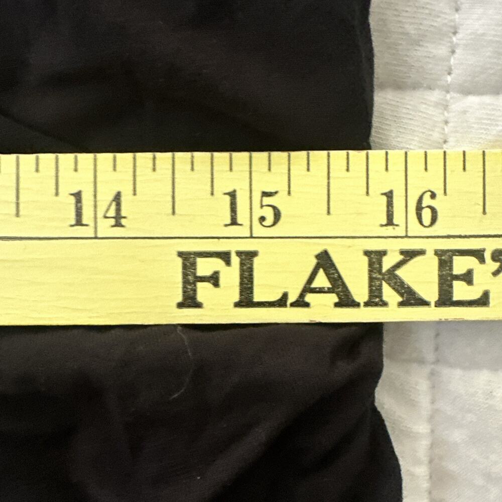 BANANA REPUBLIC Dress Womens Medium Black Ruched Midi Jersey Knit Minimalist - Picture 9 of 10